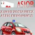 logo Andrzej Skwara OSK ASIOR; Szkoła Motocyklowa Asior