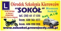logo Ośrodek Szkolenia Kierowców "Sokół" Roman Sokół
