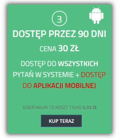 Nowość!!! Aplikacja mobilna dostępna w pakiecie za 30 zł