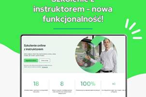 Szkolenie z instruktorem - nowa funkcjonalność w serwisie!