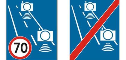 Nowe oznakowania fotoradarów na drogach