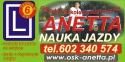 logo Anetta. Ośrodek Szkolenia Kierowców