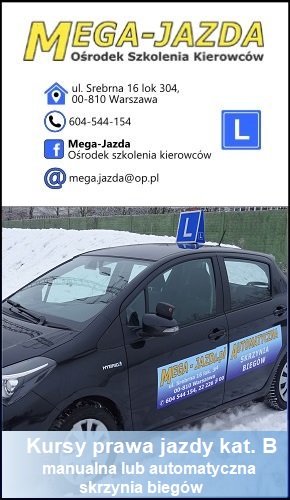 logo Ośrodek Szkolenia Kierowców Mega-Jazda