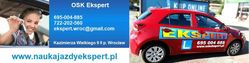 logo SZKOŁA NAUKI JAZDY WROCŁAW-OSK EKSPERT-START 12.09.25-ORAZ 22.09.25