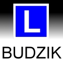 logo ZBIGNIEW BUDZIŃSKI NAUKA JAZDY "BUDZIK"