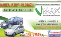 logo Nauka jazdy i pilotażu Vmax Jeremiasz Ptaszkowski 