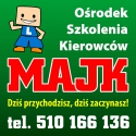 logo OŚRODEK SZKOLENIA KIEROWCÓW "MAJK" JOLANTA OWCZAREK
