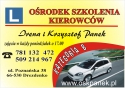 logo Ośrodek Szkolenia Kierowców Irena i Krzysztof Panek