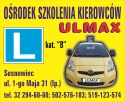 logo Ośrodek Szkolenia Kierowców ULMAX